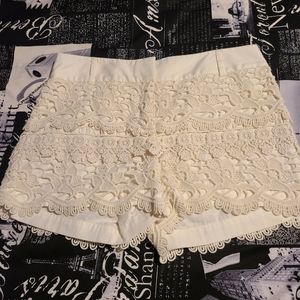Lace shorts